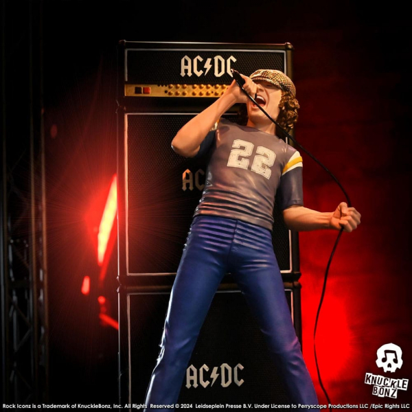 Brian Johnson Statue 1:9 Rock Iconz, AC/DC, 23 cm