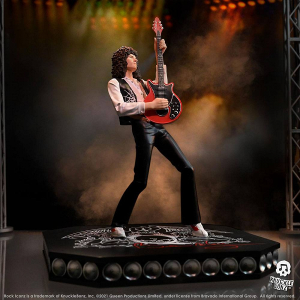 Brian May Statue Rock Iconz Limited Edition, Queen, 23 cm | BlacksBricks