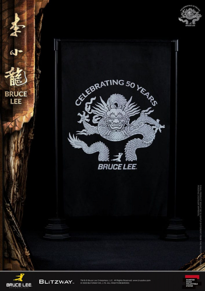 Bruce Lee Statue 1/4 50th Anniversary Tribute, 55 cm