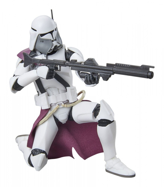 Clone Commander Bacara Actionfigur Black Series BS02, Star Wars: Episode III, 15 cm