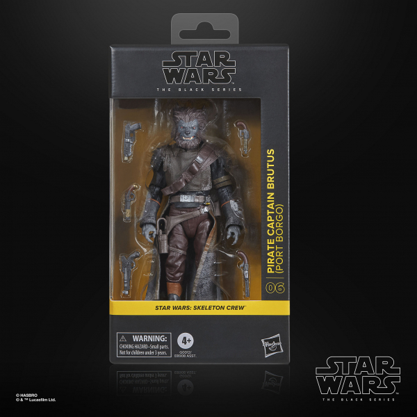 Pirate Captain Brutus (Port Borgo) Action Figure Black Series BS06, Star Wars: Skeleton Crew, 15 cm