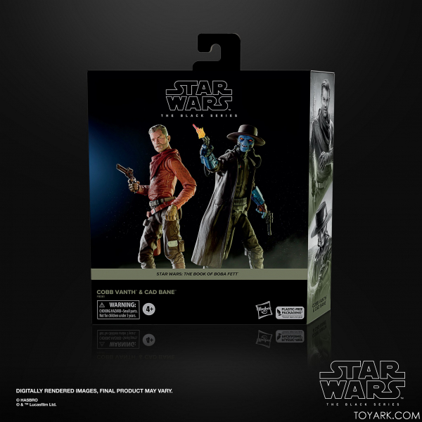 Cobb Vanth & Cad Bane Actionfiguren-Doppelpack Black Series Exclusive, Star Wars: The Book of Boba Fett, 15 cm