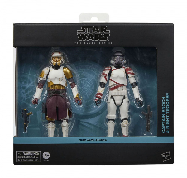 Captain Enoch & Night Trooper Actionfiguren Black Series Exclusive, Star Wars: Ahsoka, 15 cm