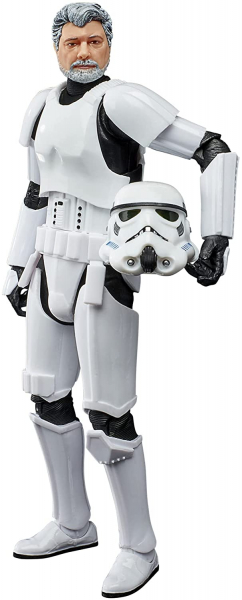 George Lucas (in Stormtrooper Disguise) Action Figure Black Series Lucasfilm 50th Anniversary, Star Wars: Episode IV, 15 cm