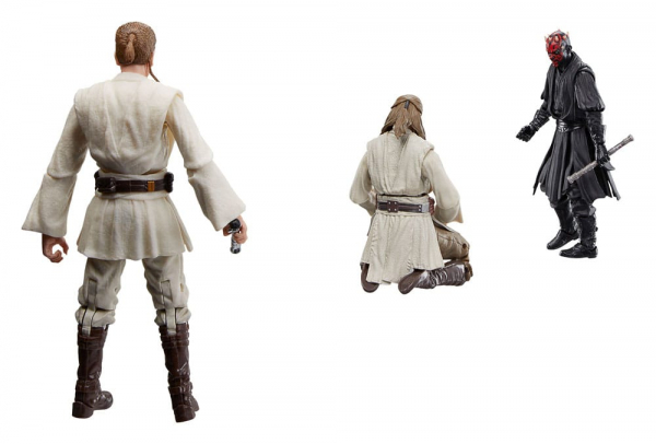 Qui-Gon Jinn, Darth Maul & Obi-Wan Kenobi Action Figures Black Series Exclusive, Star Wars: Episode I, 15 cm