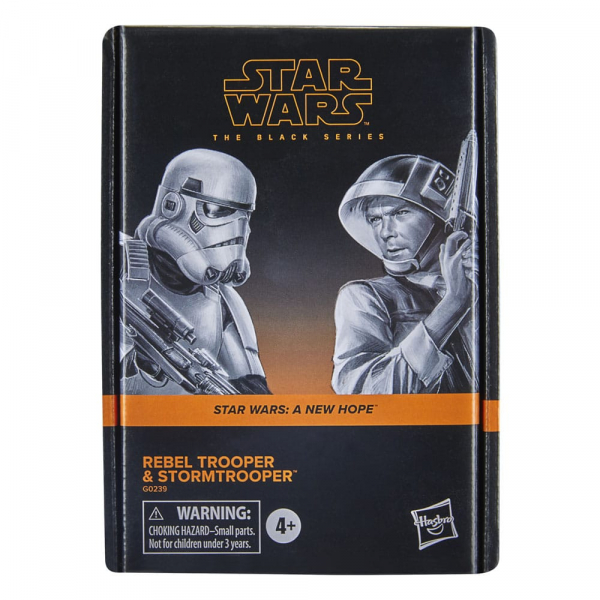 Rebel Trooper & Stormtrooper Actionfiguren Black Series Exclusive, Star Wars: Episode IV, 15 cm