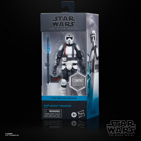 Riot Scout Trooper Actionfigur Black Series Exclusive, Star Wars Jedi: Survivor, 15 cm