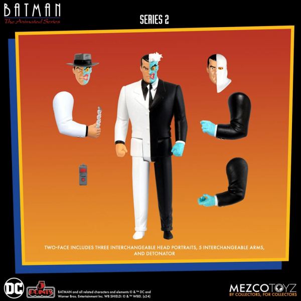 5 Points Action Figure Deluxe Set Wave 2, Batman: The Animated Series, 9 cm