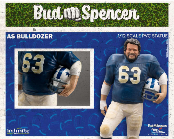 Bud Spencer als Bulldozer Statue 1:12, Sie nannten ihn Mücke, 16 cm