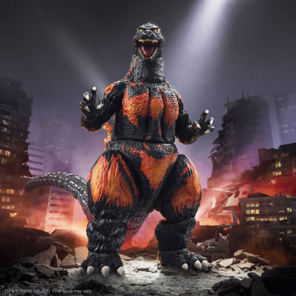 Burning Godzilla Action Figure Toho Ultimates, Godzilla vs. Destoroyah (1995), 20 cm