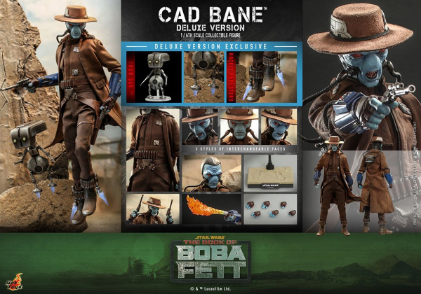 Cad Bane (Deluxe Ver.) Actionfigur 1:6 Television Masterpiece Series, Star Wars: The Book of Boba Fett, 34 cm