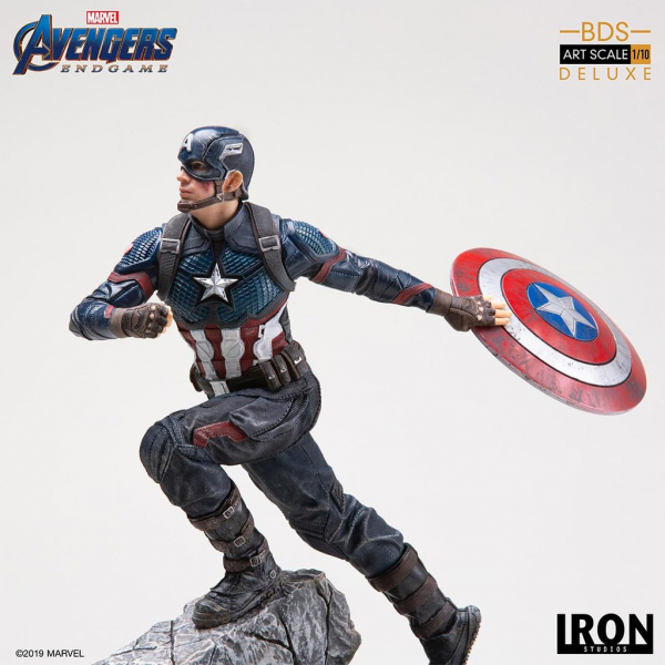 Captain America resin model kit 1:10 scale Avengers Marvel 8k, 3d Print