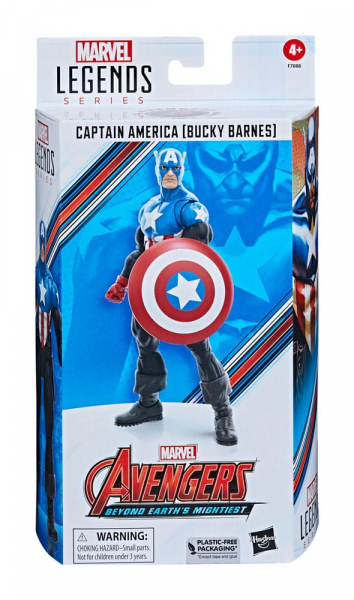 Captain America (Bucky Barnes) Actionfigur Marvel Legends Exclusive, Avengers 60th Anniversary, 15 cm