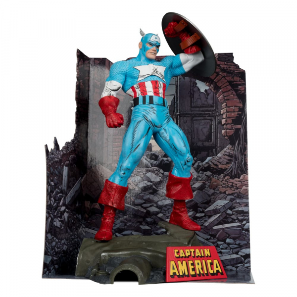 Captain America (The Amazing Spider-Man #323) Statue 1/6, Marvel, 28 cm