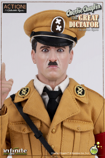 Charlie Chaplin Action Figure 1/6, The Great Dictator, 30 cm