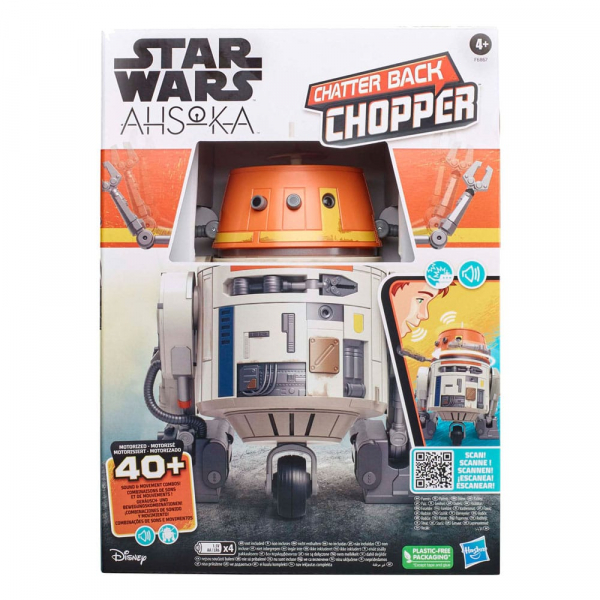 Chatter Back Chopper Elektronische Figur Animatronic, Star Wars: Ahsoka, 19 cm