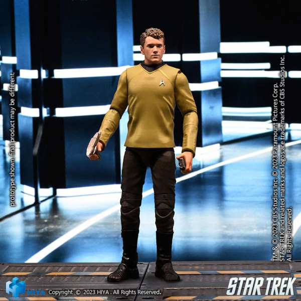 Chekov Actionfigur 1:18 Exquisite Mini, Star Trek (2009), 10 cm