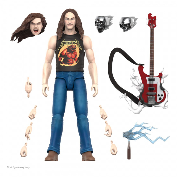 Cliff Burton (Superhero Poster) Actionfigur Ultimates, Metallica, 18 cm