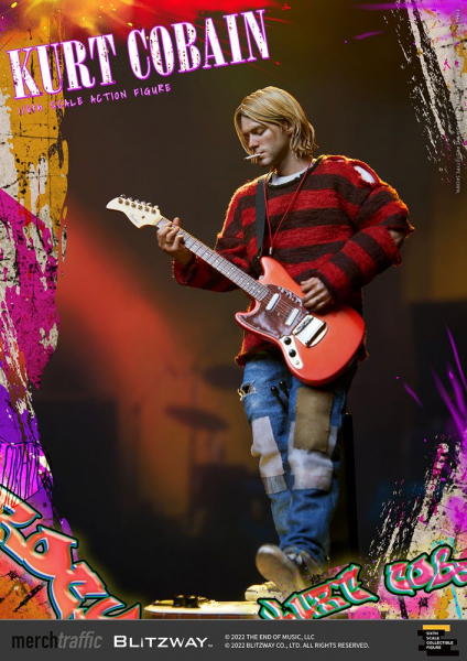 Kurt Cobain Action Figure 1/6 Ultimate Masterpiece Series, Nirvana, 31 cm