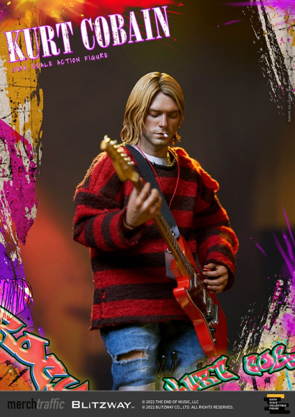 Kurt Cobain Action Figure 1/6 Ultimate Masterpiece Series, Nirvana, 31 cm