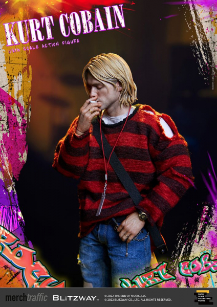 Kurt Cobain Action Figure 1/6 Ultimate Masterpiece Series, Nirvana, 31 cm