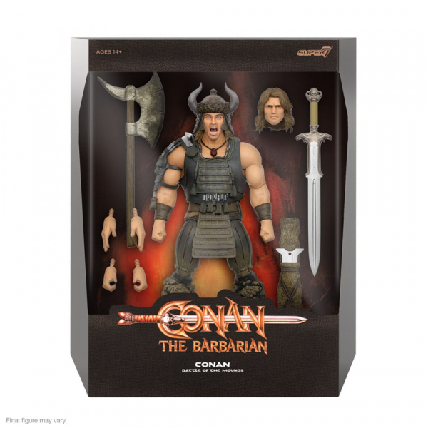 Conan (Battle of the Mounds) Actionfigur Ultimates Wave 5, Conan der Barbar, 18 cm