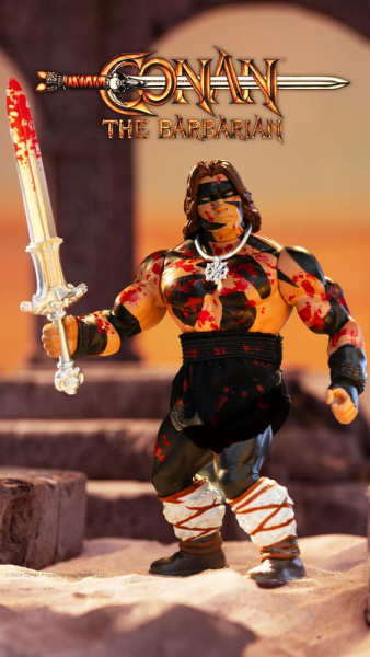 Conan (Blood Splatter Ver.) Action Figure Vintage Collection, Conan the Barbarian (1982), 14 cm