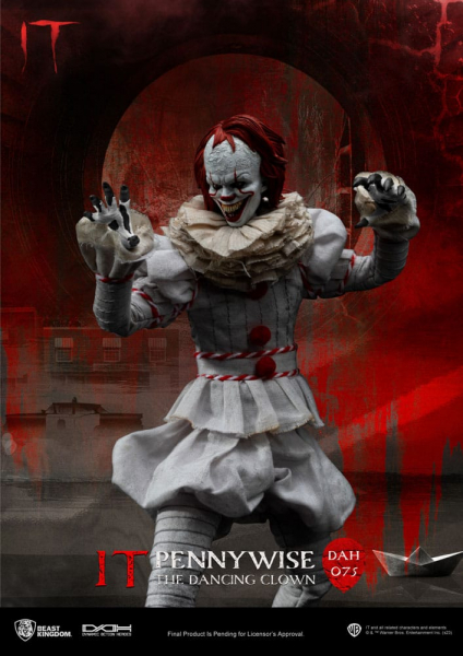 Pennywise Actionfigur 1:9 Dynamic 8ction Heroes, Stephen Kings Es (2017), 21 cm