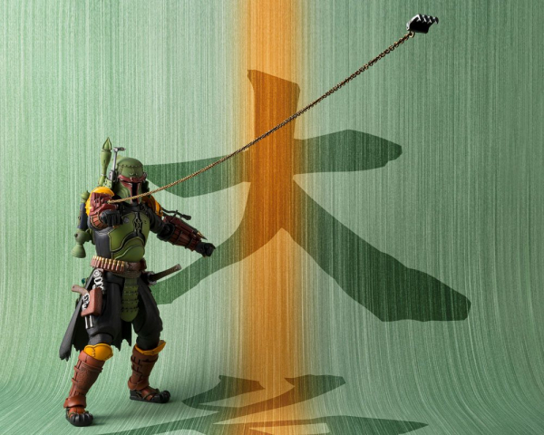 Daimyo Boba Fett Actionfigur Meisho Movie Realization, Star Wars: The Book of Boba Fett, 18 cm