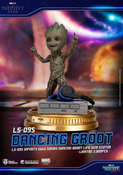 Dancing Groot Life-Size Statue Exclusive, Guardians of the Galaxy Vol. 2, 32 cm