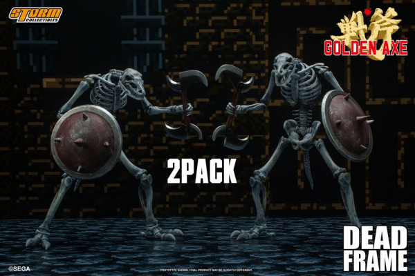 Dead Frame Actionfiguren-Doppelpack 1:12, Golden Axe III, 18 cm