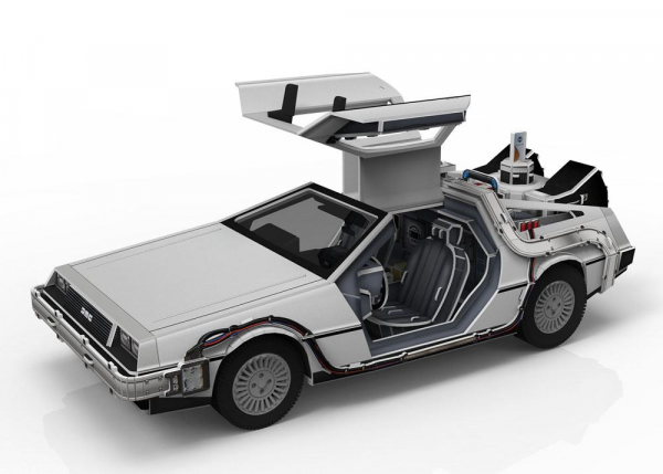 DeLorean Time Machine 3D-Puzzle, Zurück in die Zukunft, 35 cm