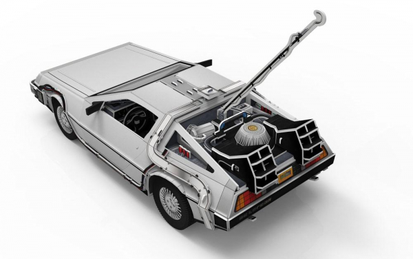 DeLorean Time Machine 3D-Puzzle, Zurück in die Zukunft, 35 cm