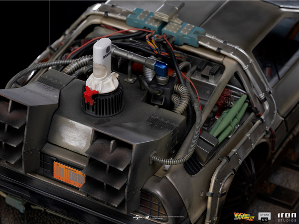 DeLorean Statue 1:10 Art Scale, Zurück in die Zukunft III, 57 cm