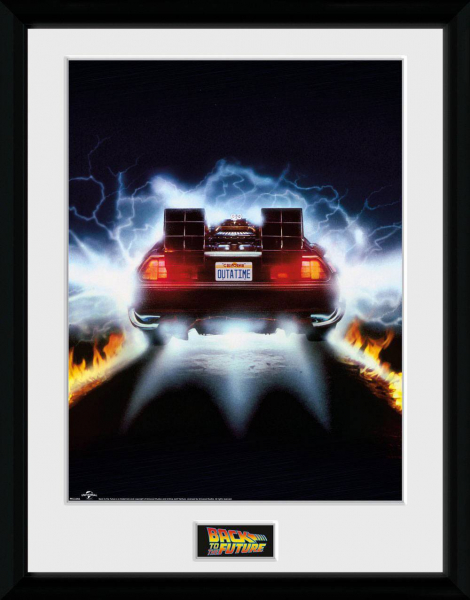 DeLorean Framed Poster