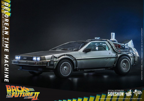 DeLorean Time Machine Fahrzeug 1:6 Movie Masterpiece, Zurück in die Zukunft II, 72 cm