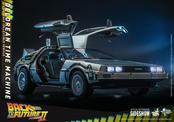 DeLorean Time Machine Fahrzeug 1:6 Movie Masterpiece, Zurück in die Zukunft II, 72 cm