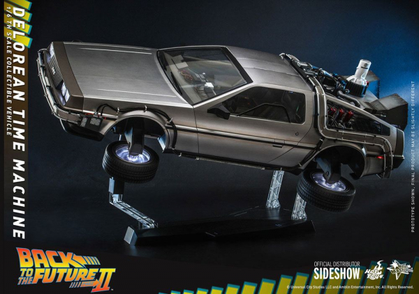 DeLorean Time Machine Fahrzeug 1:6 Movie Masterpiece, Zurück in die Zukunft II, 72 cm