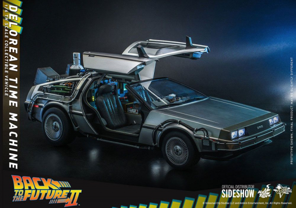 DeLorean Time Machine Fahrzeug 1:6 Movie Masterpiece, Zurück in die Zukunft II, 72 cm