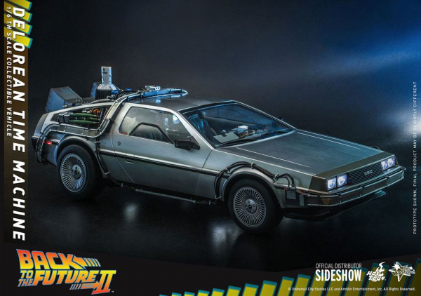 DeLorean Time Machine Fahrzeug 1:6 Movie Masterpiece, Zurück in die Zukunft II, 72 cm