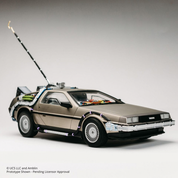 DeLorean DieCast-Modell 1:10, Zurück in die Zukunft, 44 cm