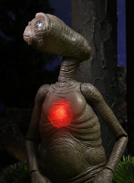 Ultimate E.T. with LED Chest Action Figure 40th Anniversary Deluxe, E.T. the Extra-Terrestrial, 11 cm