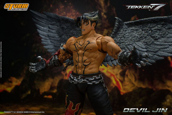 Devil Jin Actionfigur 1:12, Tekken 7, 18 cm