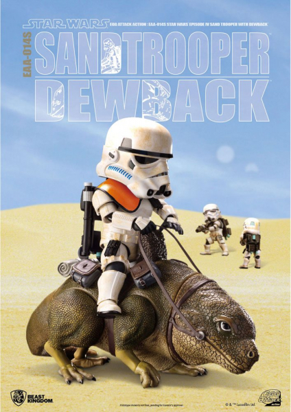 Dewback & Sandtrooper  Egg Attack