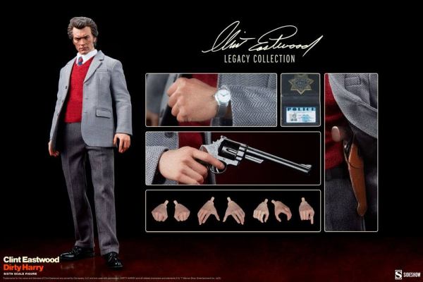 Harry Callahan Actionfigur 1:6 Clint Eastwood Legacy Collection, Dirty Harry, 30 cm