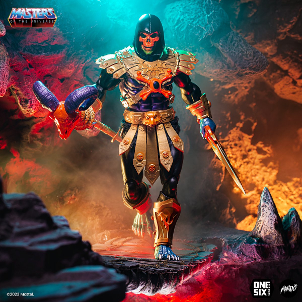 Disco Skeletor Actionfigur 1:6 Essentials MOTUbi Exclusive, Masters of the Universe, 30 cm