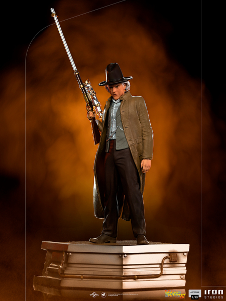 Doc Brown Statue 1:10 Art Scale, Zurück in die Zukunft III, 32 cm