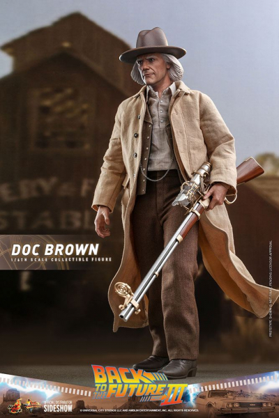 Doc Brown Actionfigur 1:6 Movie Masterpiece Series, Zurück in die Zukunft III, 32 cm