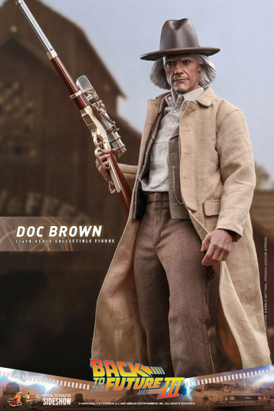 Doc Brown Actionfigur 1:6 Movie Masterpiece Series, Zurück in die Zukunft III, 32 cm