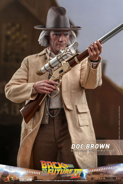 Doc Brown Actionfigur 1:6 Movie Masterpiece Series, Zurück in die Zukunft III, 32 cm